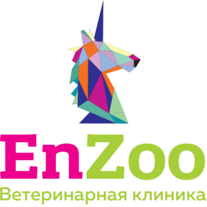логотип Enzoo ветеринарная клиника и товары для животных